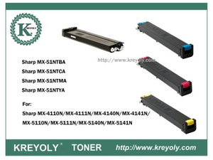 Tóner de color MX-51 para Sharp Mx4110n / Mx4111n / Mx5110n / Mx5111n / Mx5112n