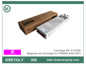 Cartucho de tinta Magenta S-7252 para RISO Comcolor FW5000 FW5230 FW5231 Máquina de inyección de tinta