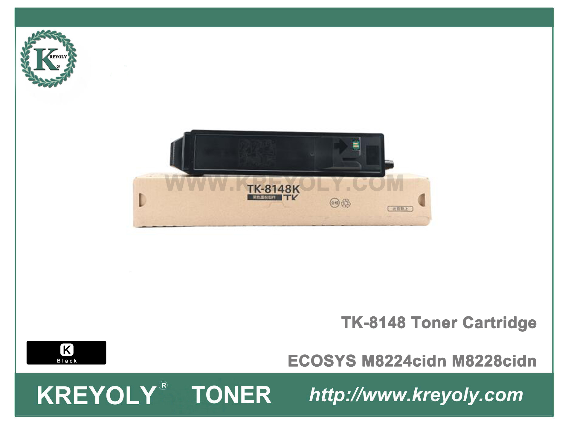 Cartucho de tóner TK-8148 para Kyocera ECOSYS M8224cidn M8228cidn